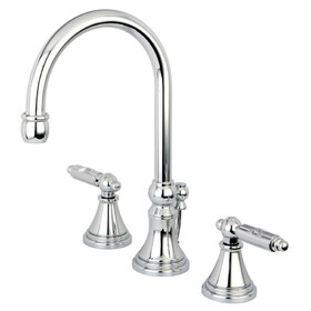 Fauceture 8 in. Widespread Bathroom Faucet, Polished Chrome FS2981GL