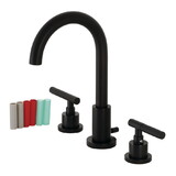 Fauceture Kaiser Widespread Bathroom Faucet with Brass Pop-Up, Matte Black FSC8920CKL