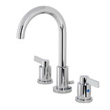 Kingston Brass Fauceture FSC8921NDL NuvoFusion Widespread Bathroom Faucet, Polished Chrome