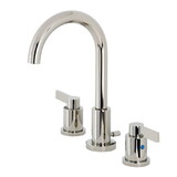 Kingston Brass Fauceture FSC8929NDL NuvoFusion Widespread Bathroom Faucet, Polished Nickel