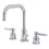 Kingston Brass FSC8931DL Concord Widespread Bathroom Faucet with Brass Pop-Up, Polished Chrome