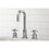 Kingston Brass FSC8931DX Concord Widespread Bathroom Faucet with Brass Pop-Up, Polished Chrome