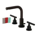 Fauceture Kaiser Widespread Bathroom Faucet with Brass Pop-Up, Matte Black FSC8950CKL