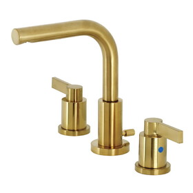 Kingston Brass Fauceture FSC8953NDL 8 in. Widespread Bathroom Faucet, Brushed Brass