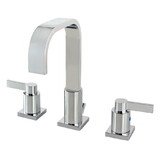 Kingston Brass Fauceture FSC8961NDL NuvoFusion Widespread Bathroom Faucet, Polished Chrome