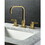 Kingston Brass Fauceture FSC8962NDL NuvoFusion Widespread Bathroom Faucet, Polished Brass