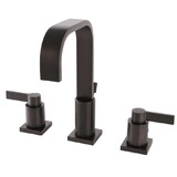 Kingston Brass Fauceture FSC8965NDL NuvoFusion Widespread Bathroom Faucet, Oil Rubbed Bronze