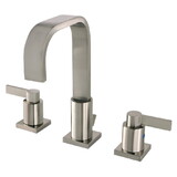 Kingston Brass Fauceture FSC8968NDL NuvoFusion Widespread Bathroom Faucet, Brushed Nickel