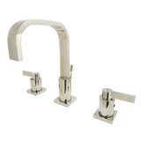 Kingston Brass Fauceture FSC8969NDL NuvoFusion Widespread Bathroom Faucet, Polished Nickel