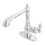 Fauceture FSY7201ACL American Classic Single-Handle Bathroom Faucet with Push Pop-Up and Cover Plate, Polished Chrome