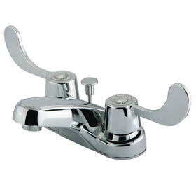 Kingston Brass 4 in. Centerset Bathroom Faucet, Polished Chrome GKB181