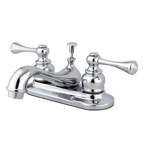 Kingston Brass 4 in. Centerset Bathroom Faucet, Polished Chrome GKB601BL