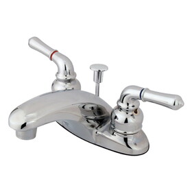 Kingston Brass 4 in. Centerset Bathroom Faucet, Polished Chrome GKB621