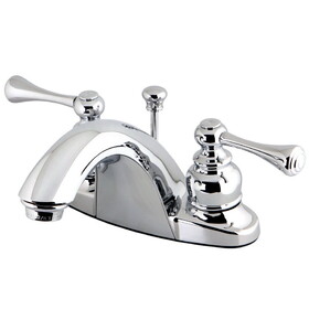 Kingston Brass 4 in. Centerset Bathroom Faucet, Polished Chrome GKB7641BL