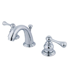 Kingston Brass Vintage Widespread Bathroom Faucet, Polished Chrome GKB911BL