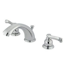 Kingston Brass Widespread Bathroom Faucet, Polished Chrome GKB961FL