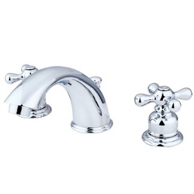 Kingston Brass Widespread Bathroom Faucet, Polished Chrome GKB971X
