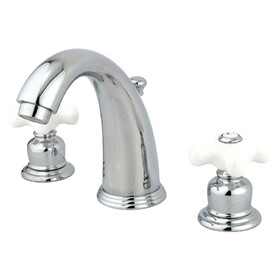 Kingston Brass Widespread Bathroom Faucet, Polished Chrome GKB981PX