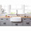 Kingston Brass GKFA30229 Arcticstone 30-Inch Solid Surface White Stone Apron-Front Single Bowl Farmhouse Kitchen Sink, Matte White