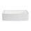 Kingston Brass GKFA33229 Arcticstone 33-Inch Solid Surface White Stone Apron-Front Single Bowl Farmhouse Kitchen Sink, Matte White