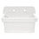 Kingston Brass GPKWS241917 Doriteal 24-Inch Ceramic Wall Mount Utility Sink, Glossy White