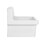 Kingston Brass GPKWS301918 Doriteal 30-Inch Ceramic Wall Mount Utility Sink, Glossy White