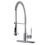 Gourmetier GSY8881NKL Nustudio Single-Handle Pre-Rinse Kitchen Faucet, Polished Chrome