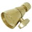 Kingston Brass K131A2 1-3/4" Adjustable Spray Shower Head, Polished Brass