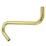 Kingston Brass K152A2 8" S Shaped Shower Arm, Polished Brass