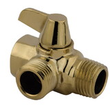 Kingston Brass K160A2 Solid Brass Flow Diverter for Shower Arm Mount, Polished Brass