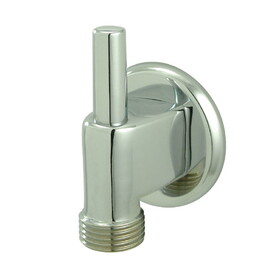 Kingston Brass Showerscape Wall Mount Supply Elbow with Pin Wall Hook, Polished Chrome