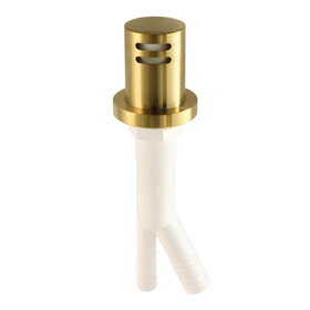 Kingston Brass Trimscape Dishwasher Air Gap, Brushed Brass KA821BB