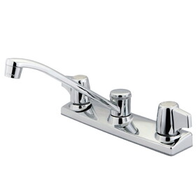 Kingston Brass 8-Inch Centerset Kitchen Faucet, Polished Chrome KB120