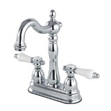Kingston Brass Bel-Air Two-Handle Bar Faucet, Polished Chrome