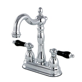 Kingston Brass Duchess Two-Handle Bar Faucet, Polished Chrome KB1491PKL