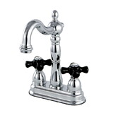Kingston Brass Duchess Two-Handle Bar Faucet, Polished Chrome KB1491PKX