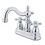 Kingston Brass KB1601AX Heritage 4 in. Centerset Bathroom Faucet, Polished Chrome
