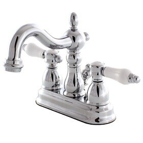 Kingston Brass 4 in. Centerset Bathroom Faucet, Polished Chrome KB1601BPL