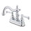 Kingston Brass KB1601FL 4 in. Centerset Bathroom Faucet, Polished Chrome