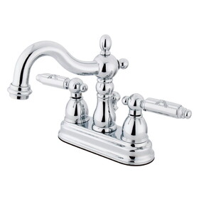 Kingston Brass 4 in. Centerset Bathroom Faucet, Polished Chrome KB1601GL