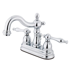 Kingston Brass 4 in. Centerset Bathroom Faucet, Polished Chrome KB1601NL