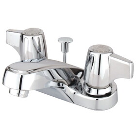 Kingston Brass 4 in. Centerset Bathroom Faucet, Polished Chrome KB160