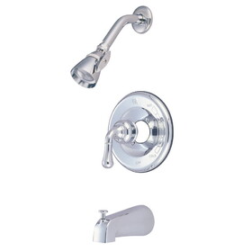Kingston Brass KB1631T Magellan Single-Handle 3-Hole Wall Mount Tub and Shower Faucet Trim Only, Polished Chrome