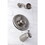 Kingston Brass KB1638FL Single-Handle 3-Hole Wall Mount Tub and Shower Faucet, Brushed Nickel