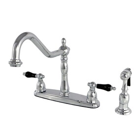Kingston Brass Duchess Centerset Kitchen Faucet, Polished Chrome KB1751PKLBS