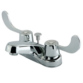 Kingston Brass 4 in. Centerset Bathroom Faucet, Polished Chrome KB181