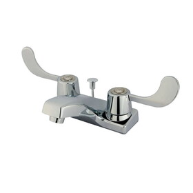 Kingston Brass 4 in. Centerset Bathroom Faucet, Polished Chrome KB191