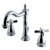 Kingston Brass Essex Widespread Bathroom Faucet with Plastic Pop-Up, Polished Chrome