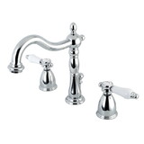 Kingston Brass Bel-Air Widespread Bathroom Faucet with Plastic Pop-Up, Polished Chrome