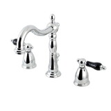 Kingston Brass Duchess Widespread Bathroom Faucet with Plastic Pop-Up, Polished Chrome KB1971PKL